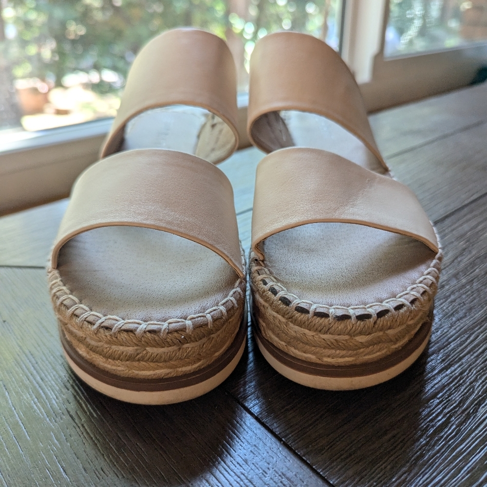 Nordstroms Esprit Women's White & Cream Platform Sandals - Picture 7 of 7